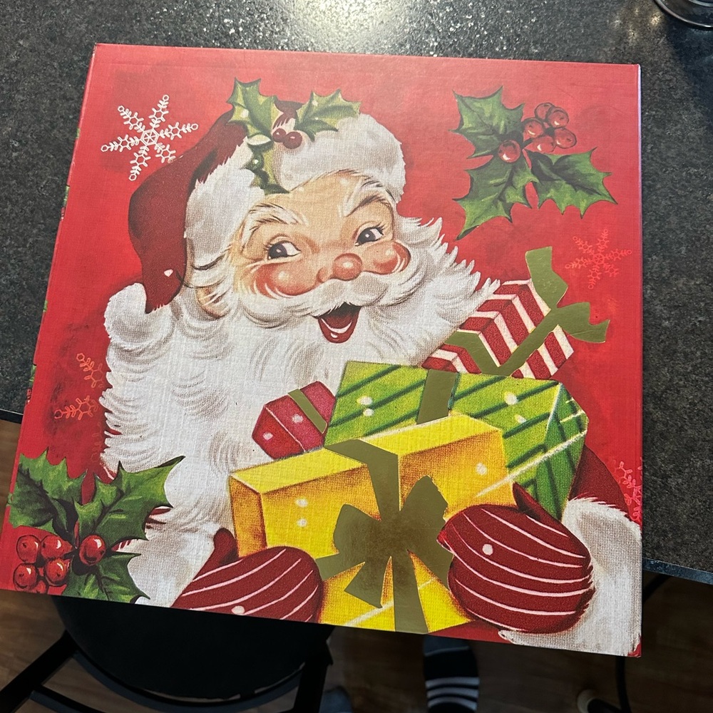 Festive Santa Gift Box advent calendar
